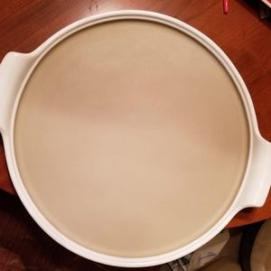 Pampered Chef Large White Pizza Stone
